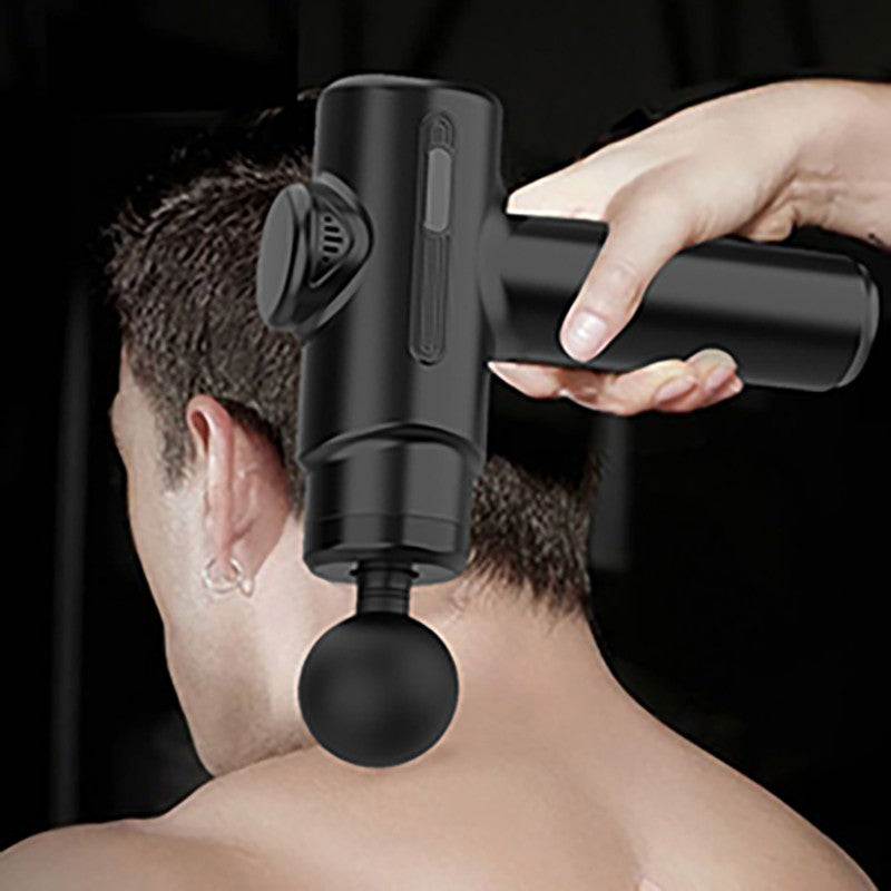 Massageador Muscular de Percussão com Ponteiras Intercambiáveis