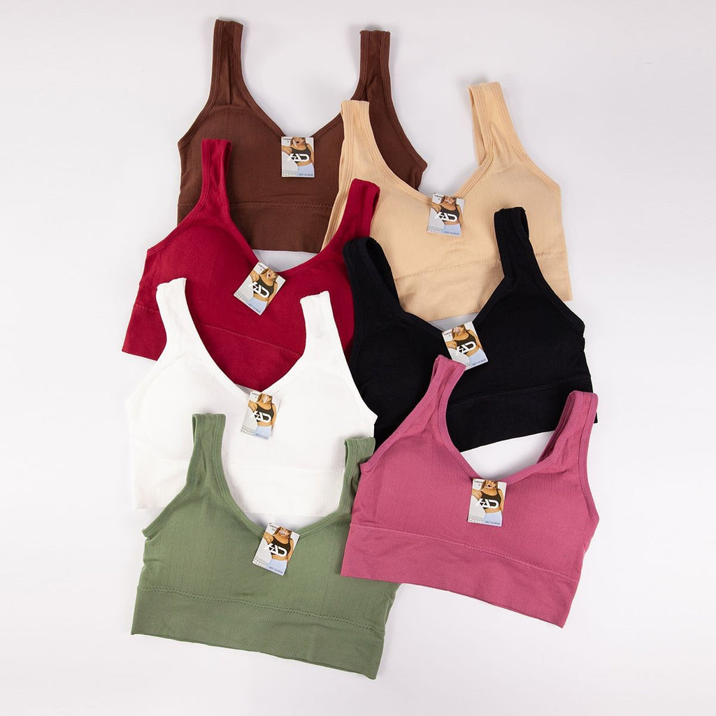 Top Feminino Sem Costura