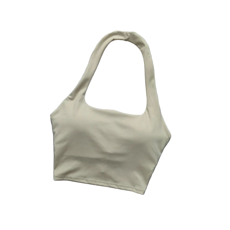 Top Cropped Fitness com Franzido Frontal