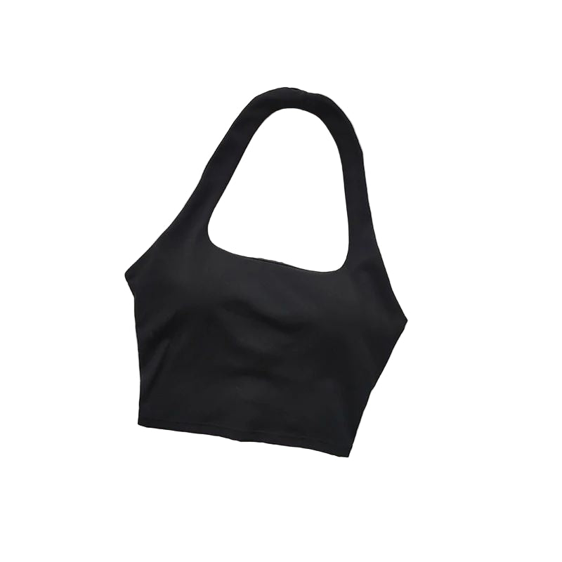 Top Cropped Fitness com Franzido Frontal