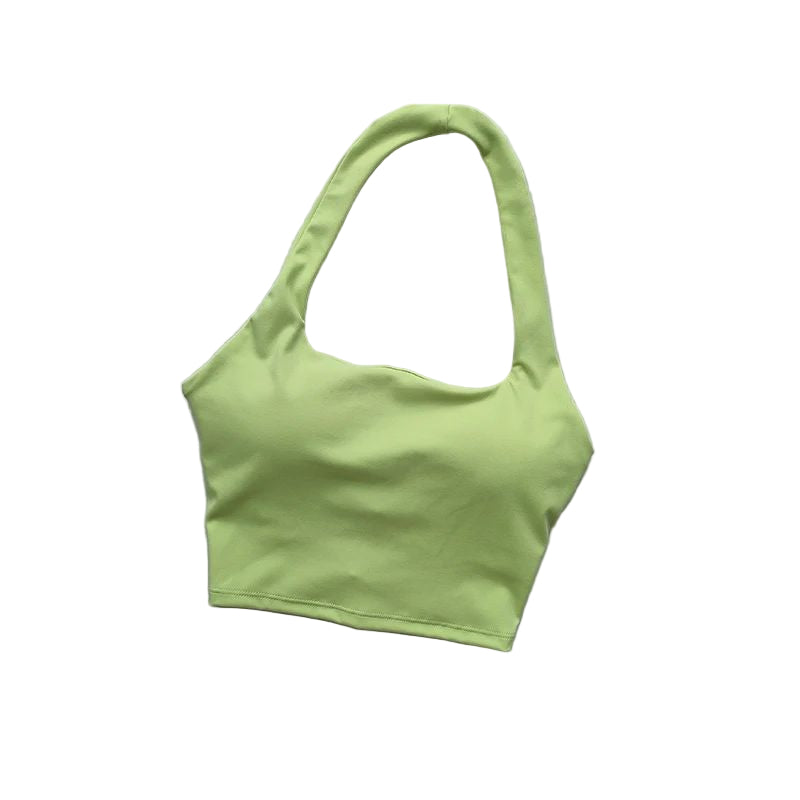 Top Cropped Fitness com Franzido Frontal