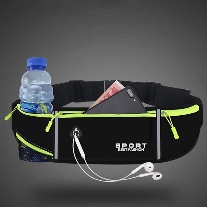 Pochete Esportiva Ajustável com Porta Garrafa